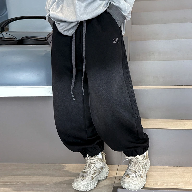 【2025秋款上新】男童裤子儿童春秋季束脚裤中大童宽松百搭休闲长裤