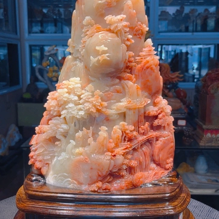 河***杰寿山石寿山石雕刻艺术品
