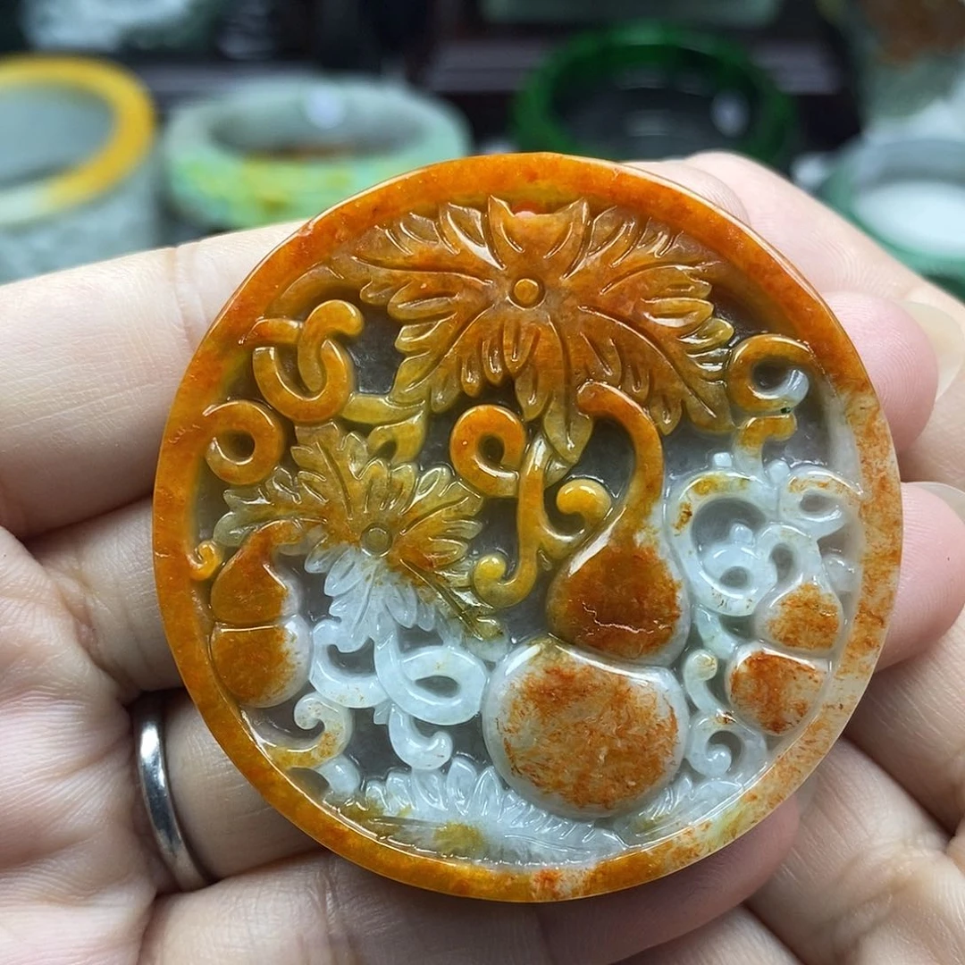 颈饰未镶嵌翡翠牌子