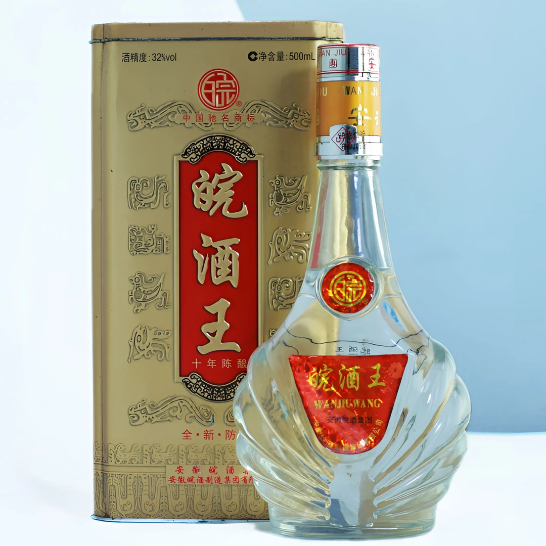GEMGEE/珍聚2013年皖酒王铁盒纯粮浓香型白酒32度500ml