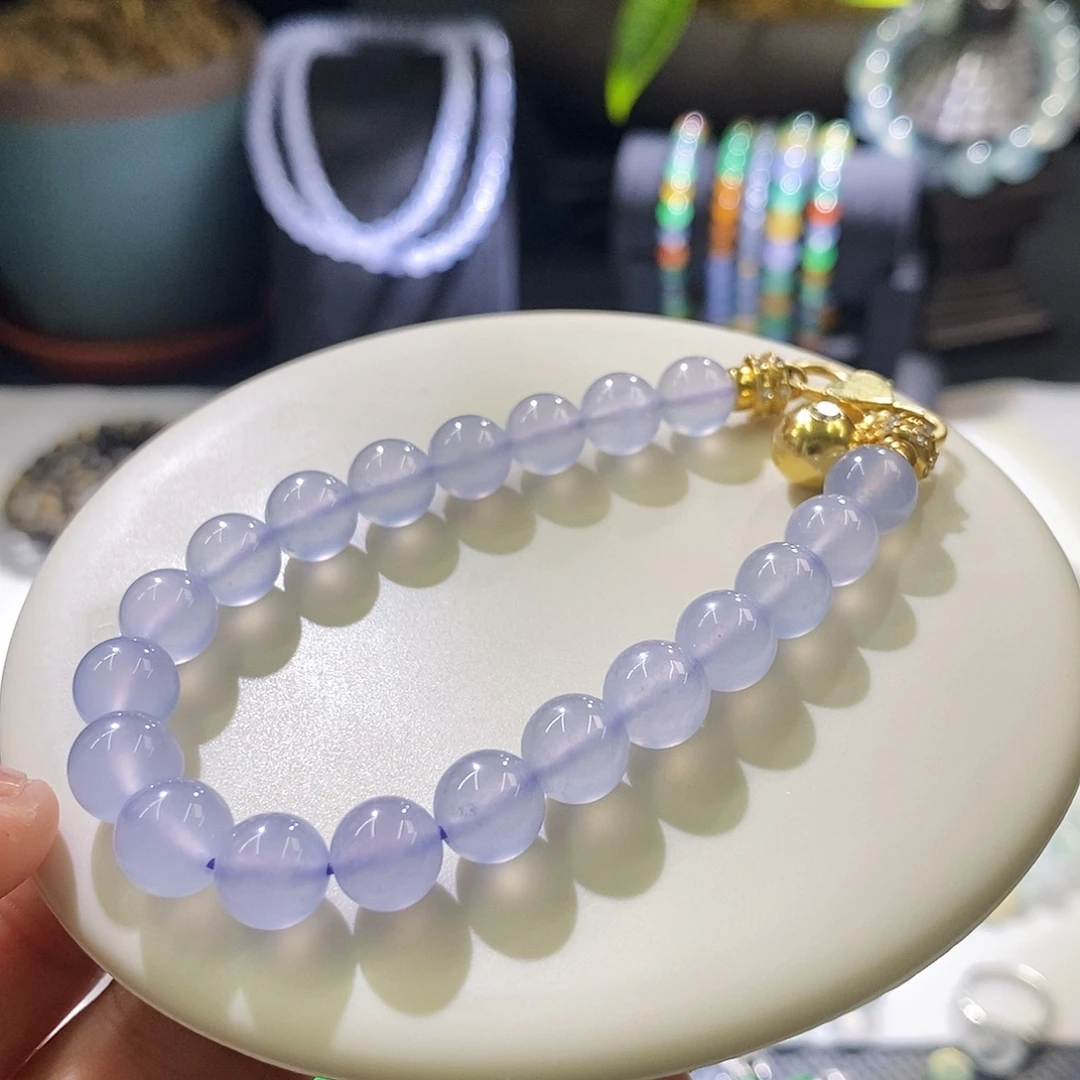 翡翠未镶嵌挂件手串