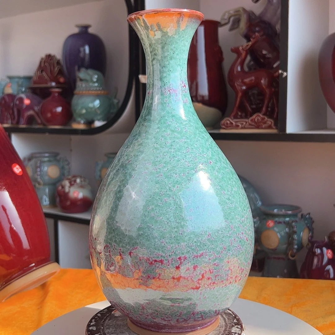 摆件走**风郑家钧窑摆件