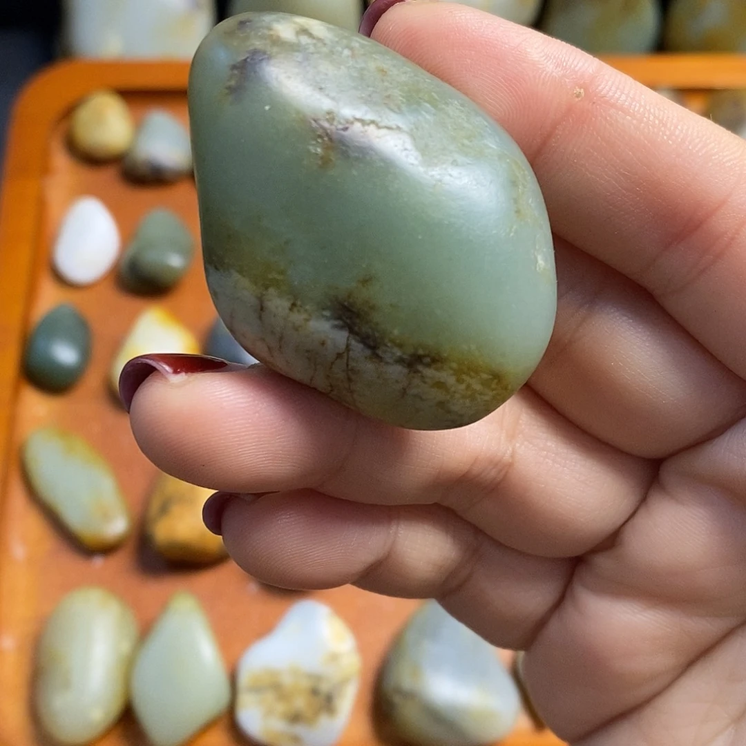 和田玉未镶嵌挂件59