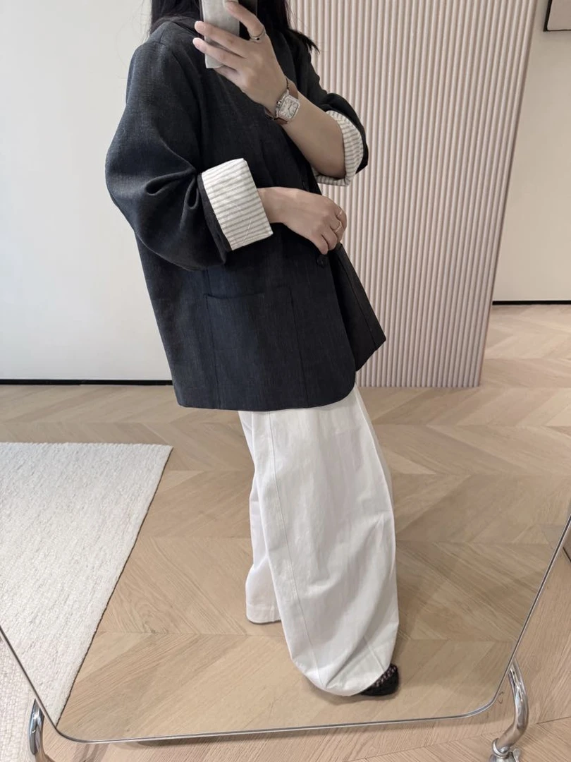 秋款休闲西装外套