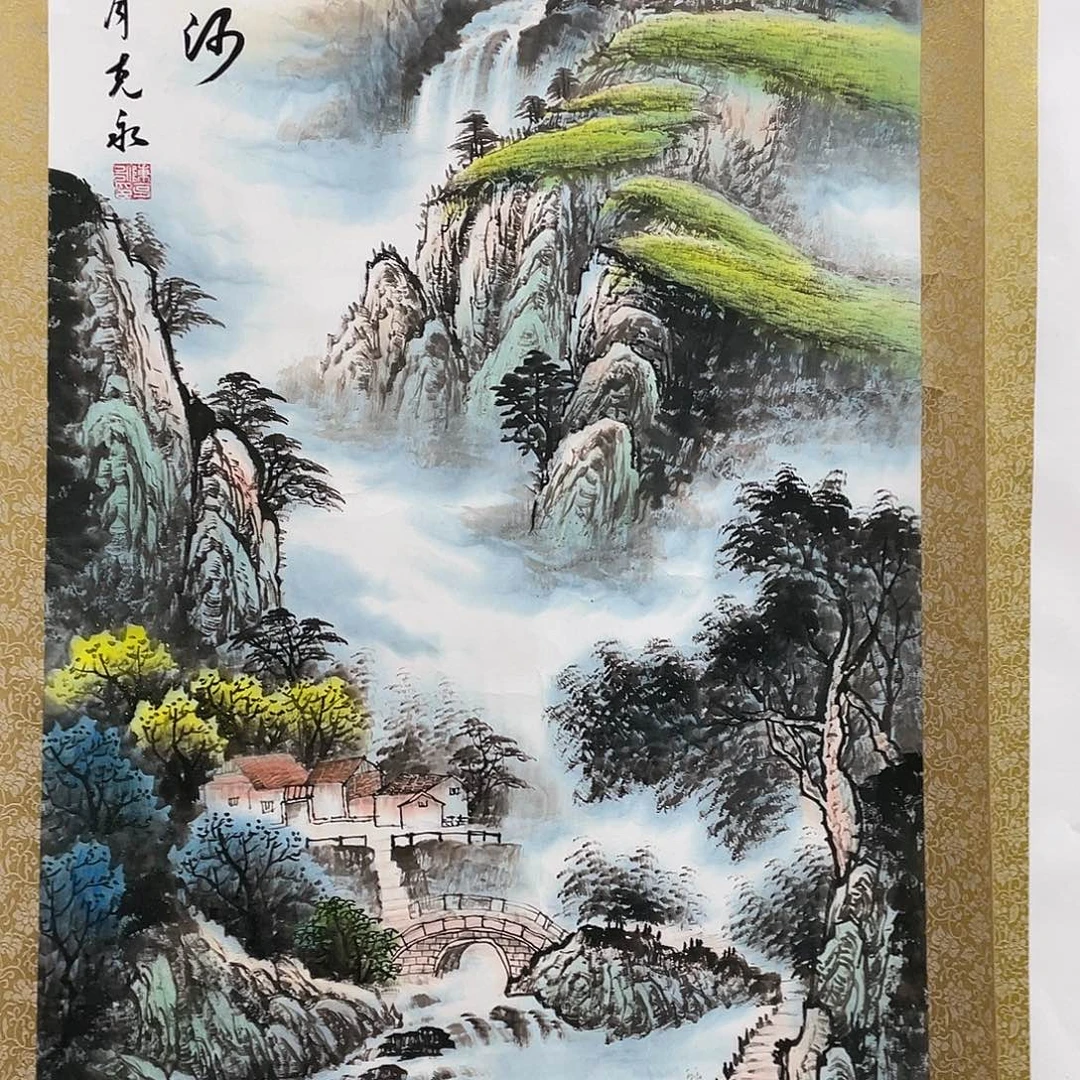 国画老师手笔手绘作品n