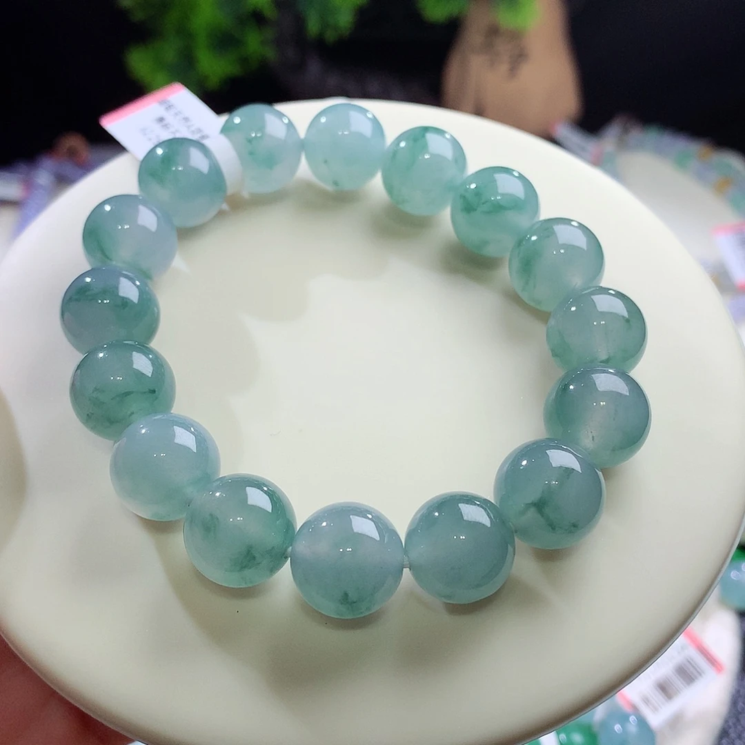 未镶嵌手串翡翠卡13mm