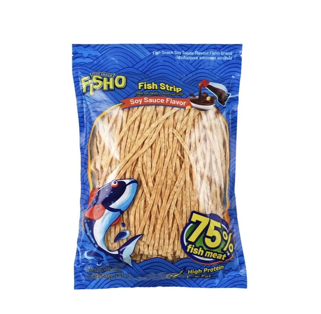 【会员商店】泰国进口 酱油风味鱼丝 （熟制动物性水产制品）600g
