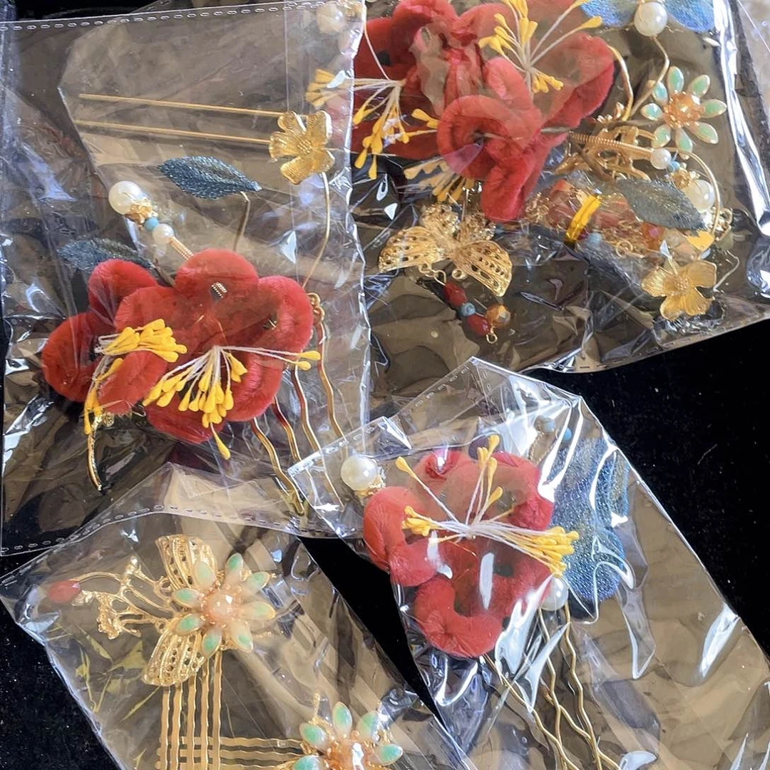 混合材质新娘头饰不售后不退换默认瑕疵