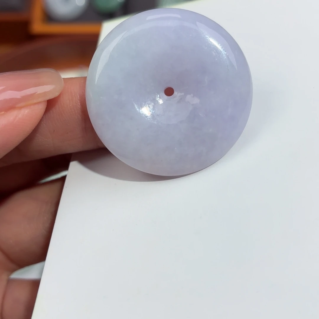 翡翠未镶嵌颈饰平安扣吊坠卡30