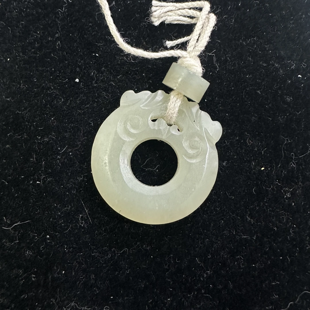 平安扣玉挂坠/老玉/89-3/文玩古董收藏/朝阳文物