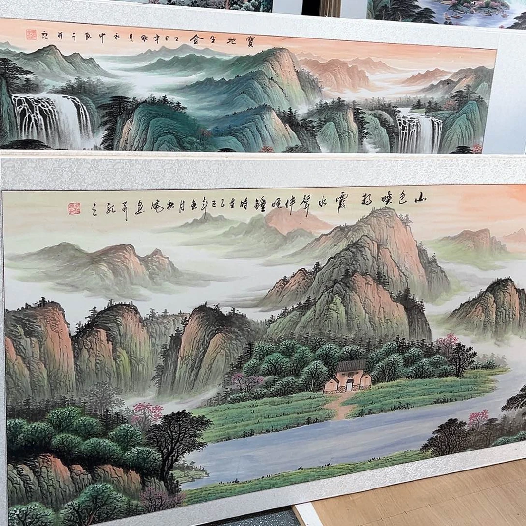 江***欢国画手绘保证假一罚万