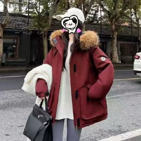 8818美式大毛领工装外套on退on换～（无售后）
