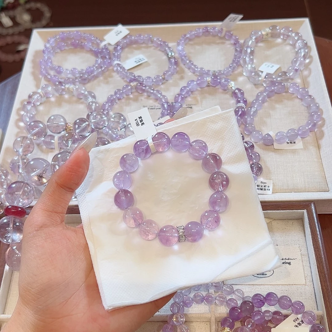 水晶手链未镶嵌午**饼48小时鉴赏
