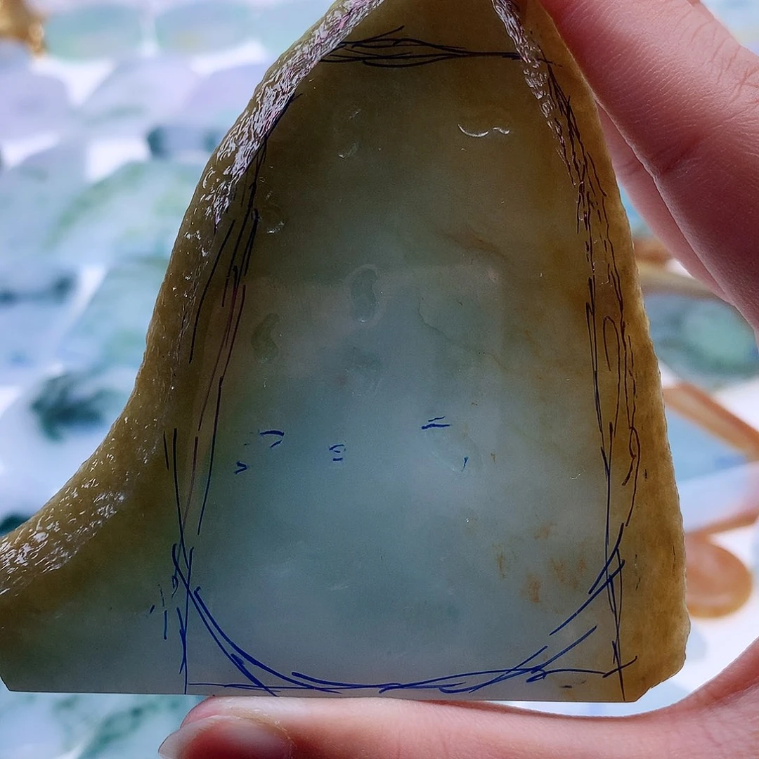 豪***叔定制翡翠未镶嵌翡翠