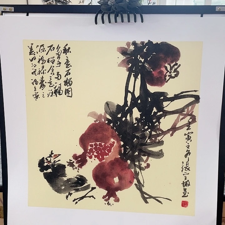 国画张圣敏先生纯手绘作品