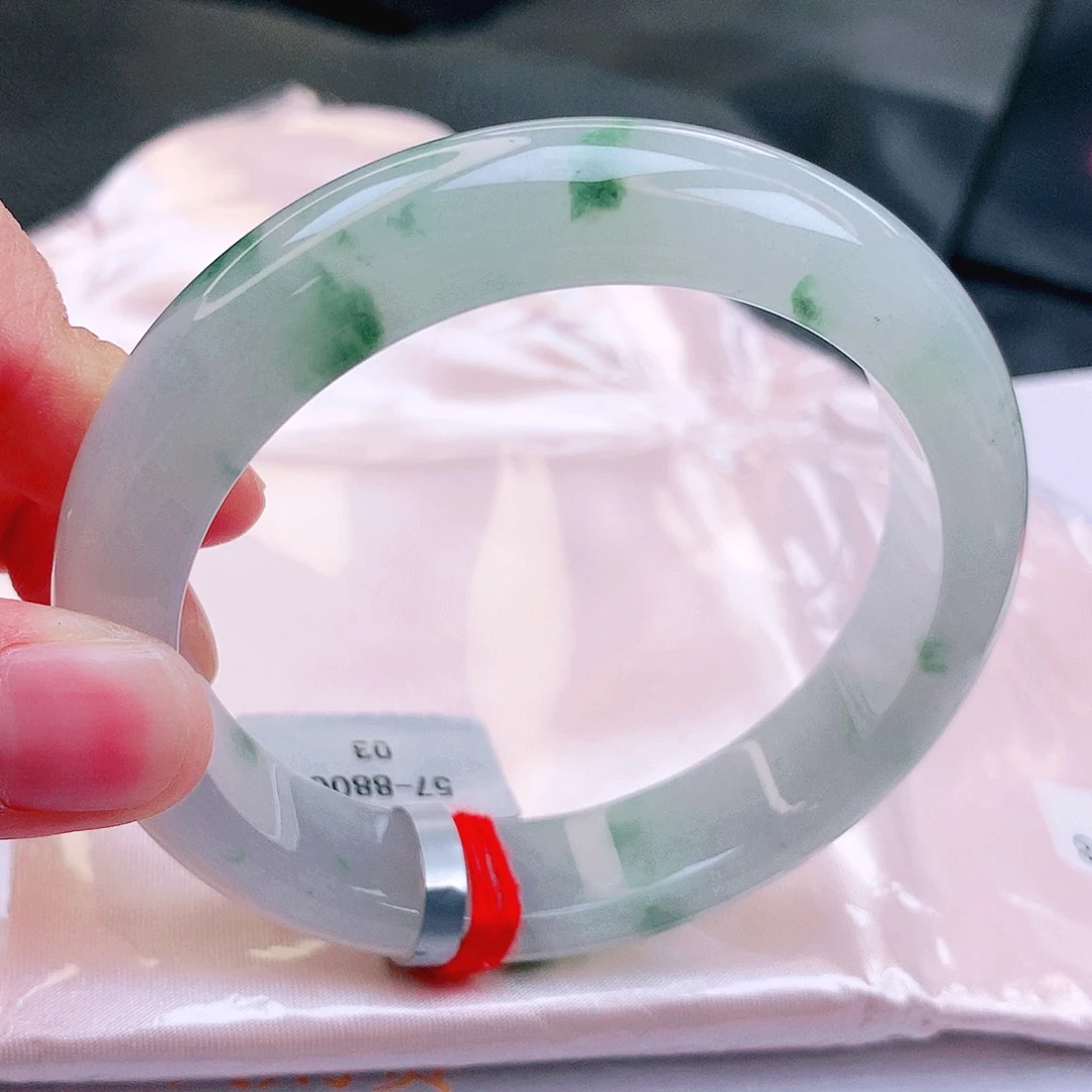 翡翠未镶嵌手镯缅甸天然a货翡翠手镯