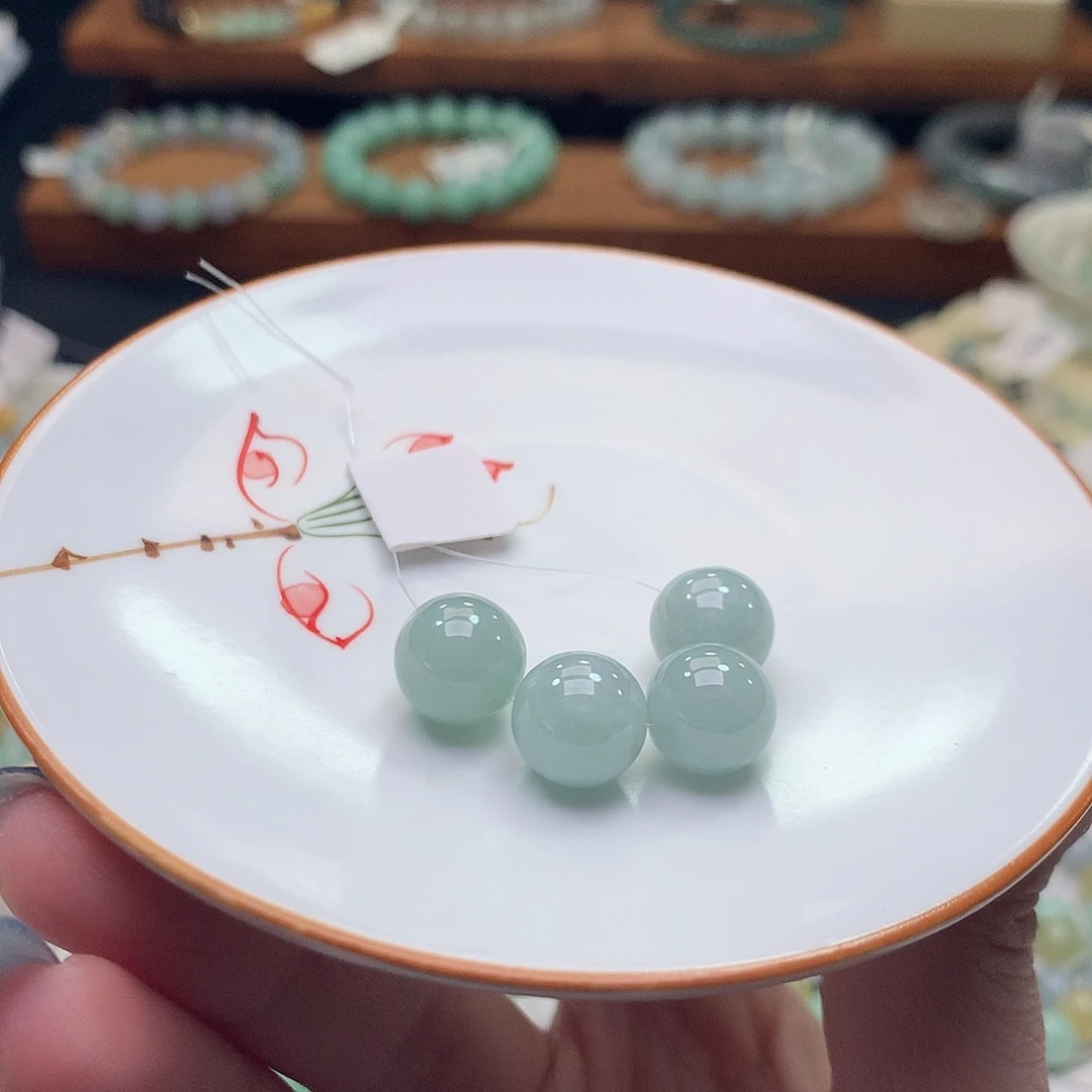 翡翠未镶嵌手链翡翠d361卡10