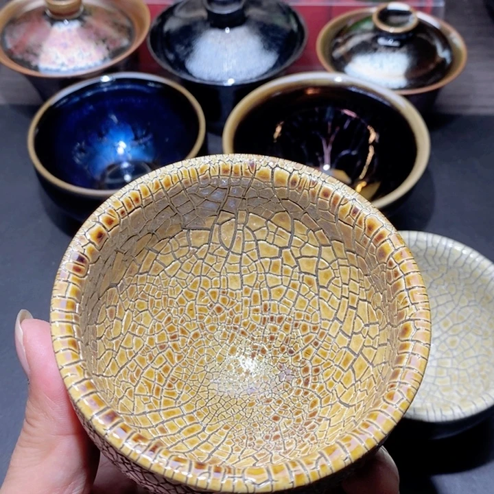 茶盏建盏主人杯品茗杯茶壶茶具