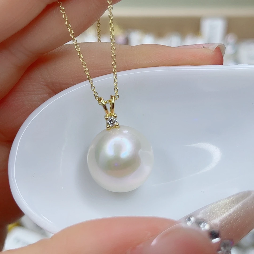 淡水珍珠未镶嵌吊坠(赠链)