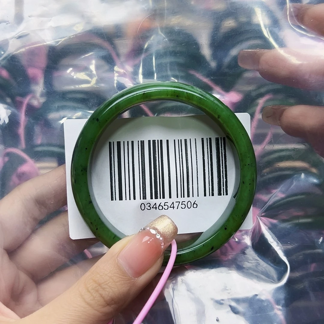 和田玉手镯未镶嵌61