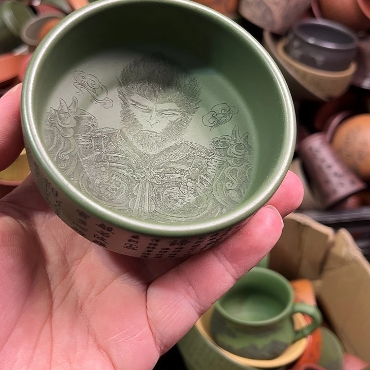 紫砂茶杯全手工紫砂主人杯
