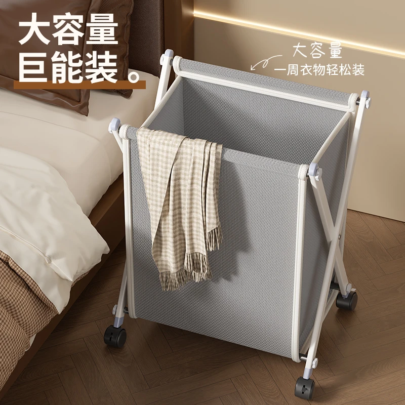 脏衣篓家用脏衣服收纳筐日式卧室可折叠洗衣篮布艺浴室放衣物神器