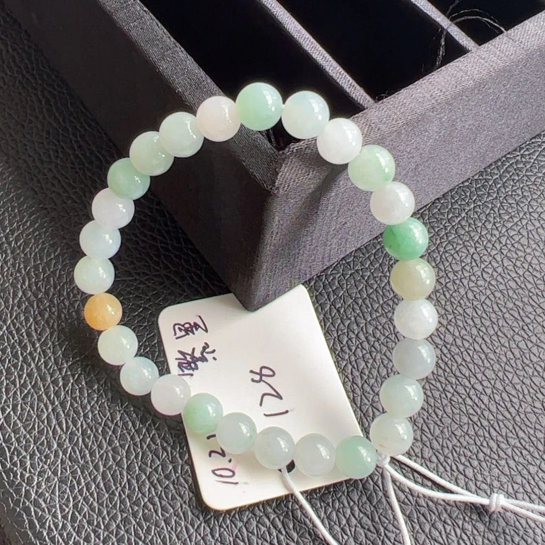 翡翠未镶嵌手链1111