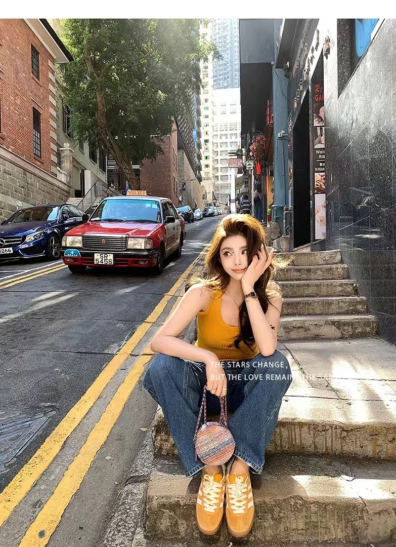 [奕奕推荐]订单  坑条背心 多色打底羊毛混纺针织背心