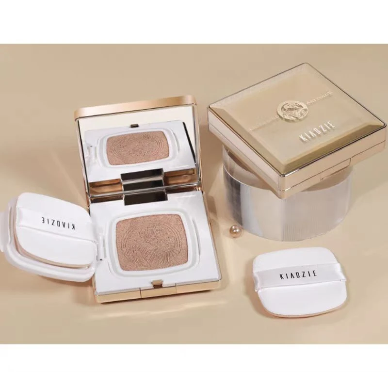 卡芝魅金艺彩鎏金焕彩恒颜水润气垫遮瑕彩妆气垫霜