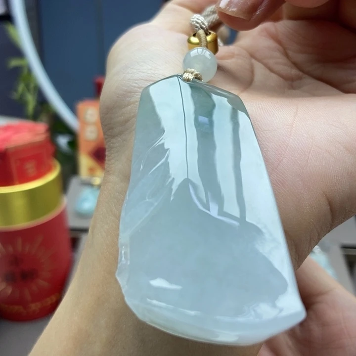 翡翠未镶嵌颈饰吊坠27