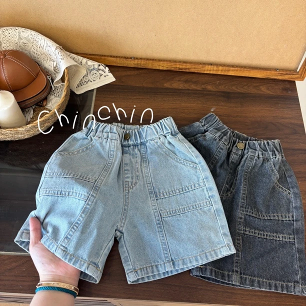 海盐汽水·男童洋气牛仔短裤夏款五分裤薄款休闲裤子女宝韩版童装