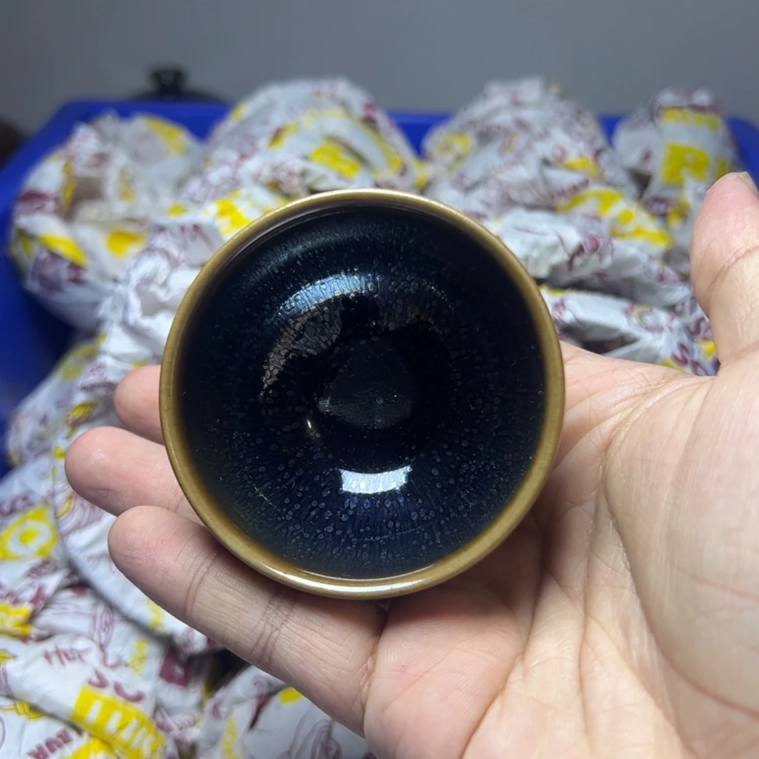 茶盏建窑建盏喝茶主人杯