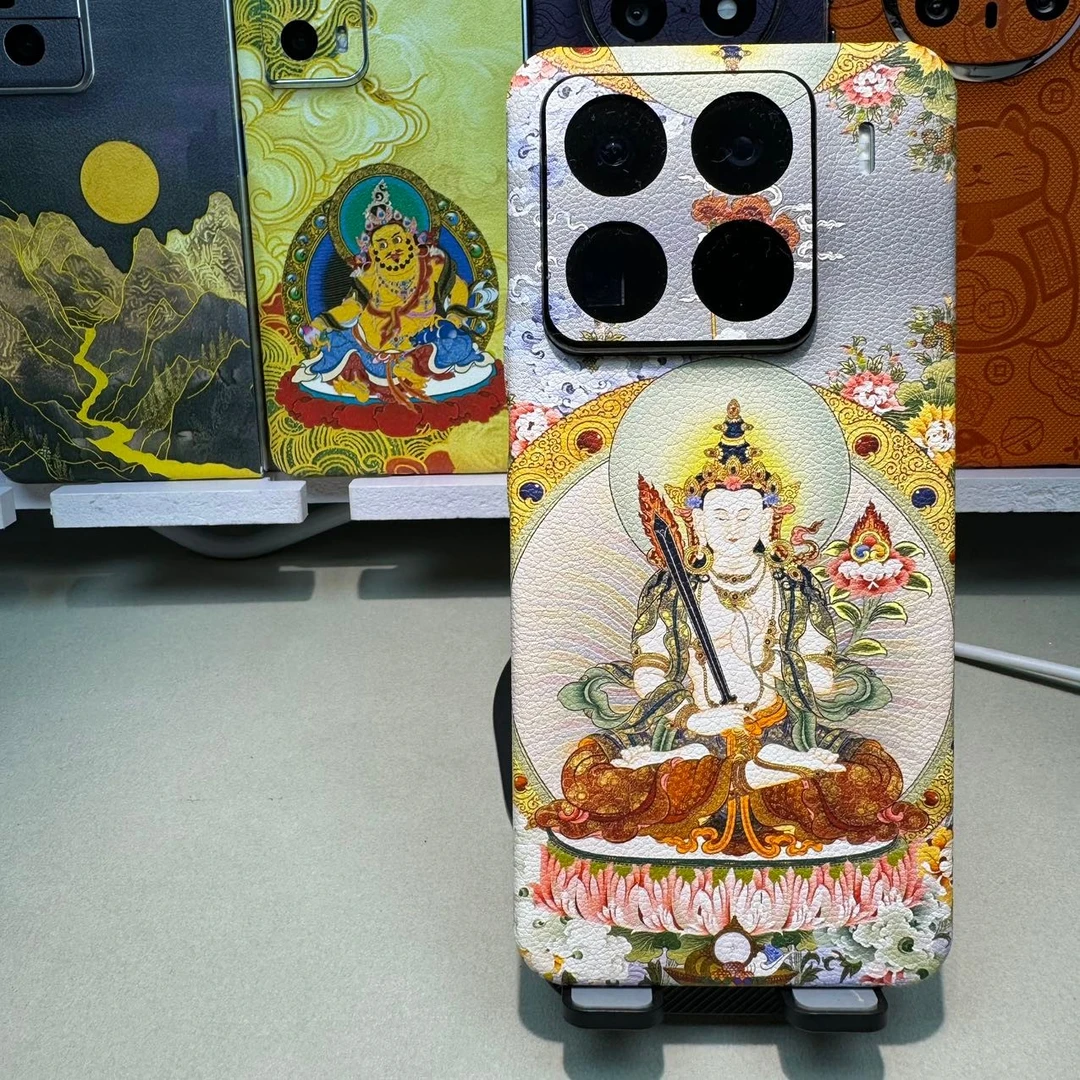 【适用于】小米直屏系列手机全包膜头层牛皮质感高级肤感拍一发二