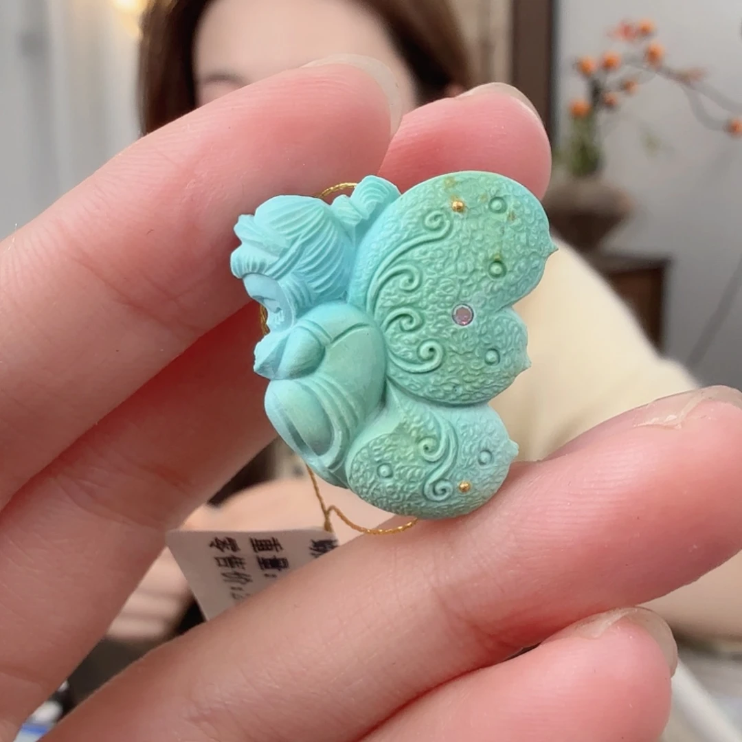 绿松石未镶嵌珠宝半成品