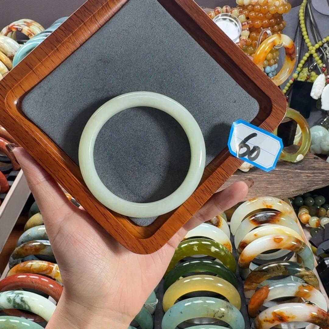 蛇纹石玉合金手镯