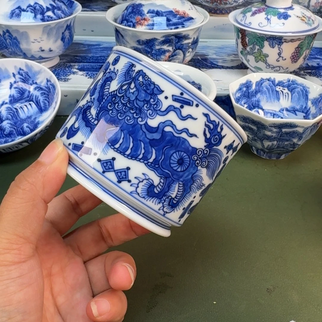 景德镇纯手绘茶具圆圆262