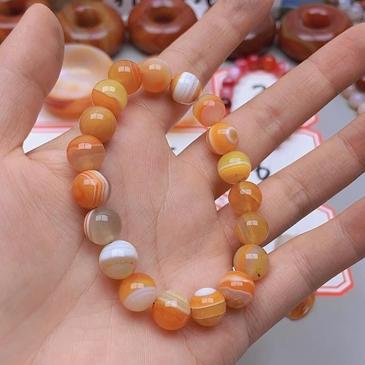 【闪购商品】玛瑙/玉髓未镶嵌珠宝半成品凉*