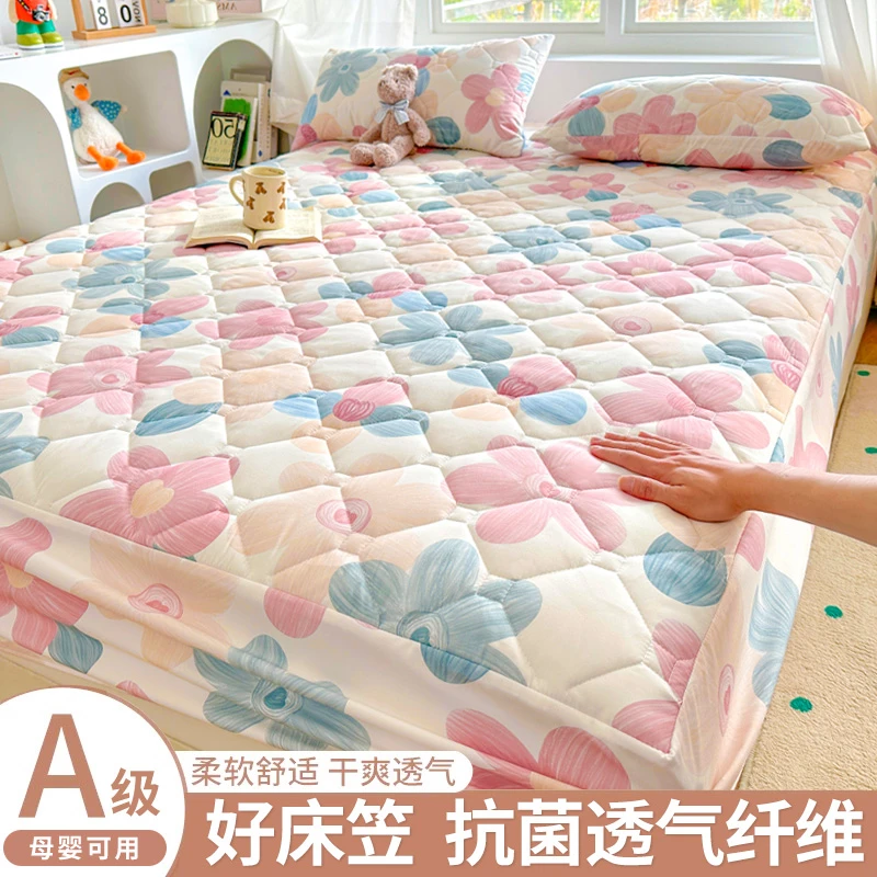 夹棉床笠单件床罩2025新款四季通用全包床垫保护套宿舍单人防尘罩