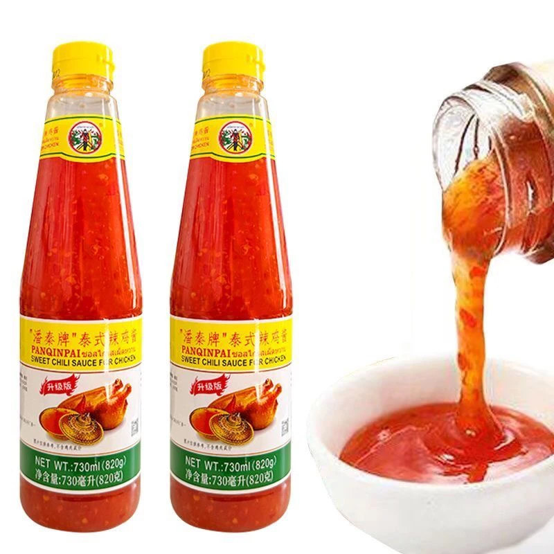 正品潘秦牌泰式辣酱家用甜辣鸡酱瓶装辣椒酱风味薯条炸鸡商用批发
