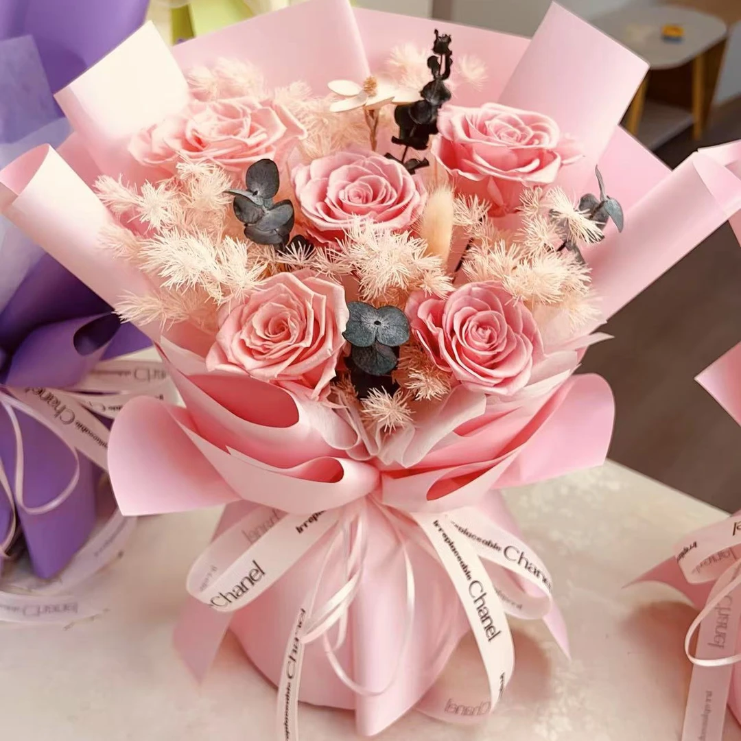 女神节真花永生花送老婆女友妈妈闺蜜长辈礼物