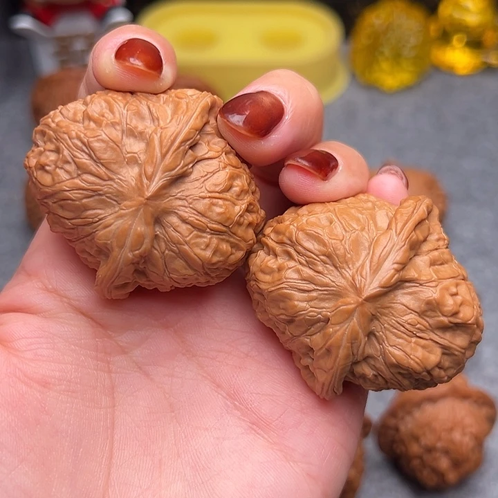 把件文玩核桃毕业绝配南瓜墩44全品