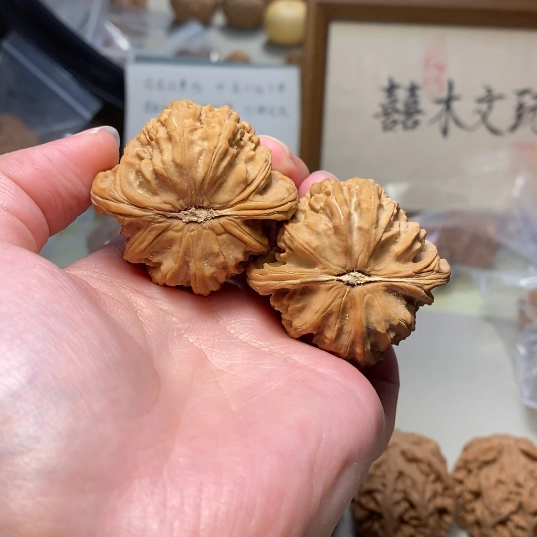 把件文玩核桃43白狮子