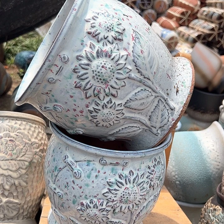 紫砂花盆口20高20福利价。。。。。。。。。