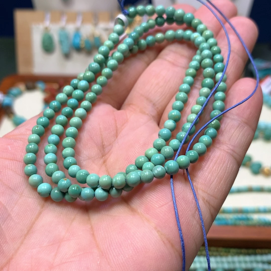 未镶嵌绿松石多圈4mm