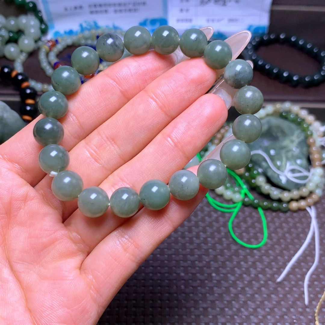 未镶嵌手串和田玉卡10