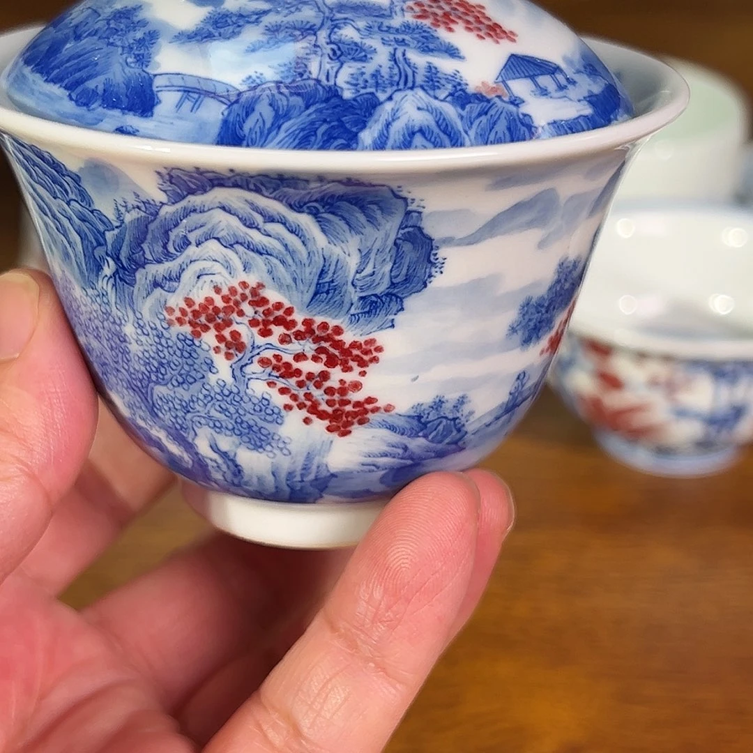 景德镇釉里红瓷器