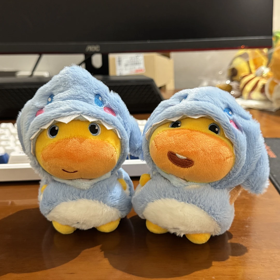 正版软萌鲨鱼套装【含玩偶】可挂书包可拆卸生日礼物噜噜水豚10cm