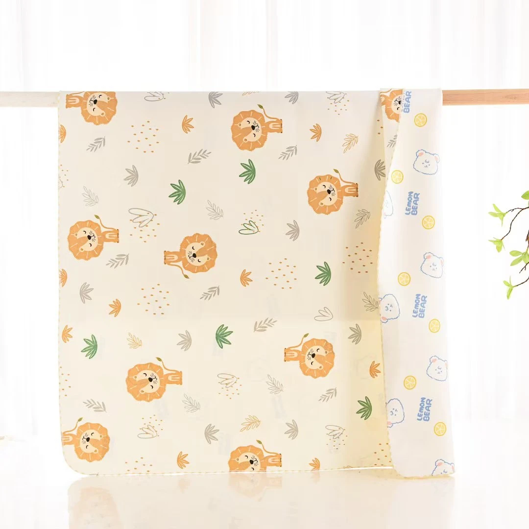 双面高品质纯棉透气不闷热可水洗隔尿垫