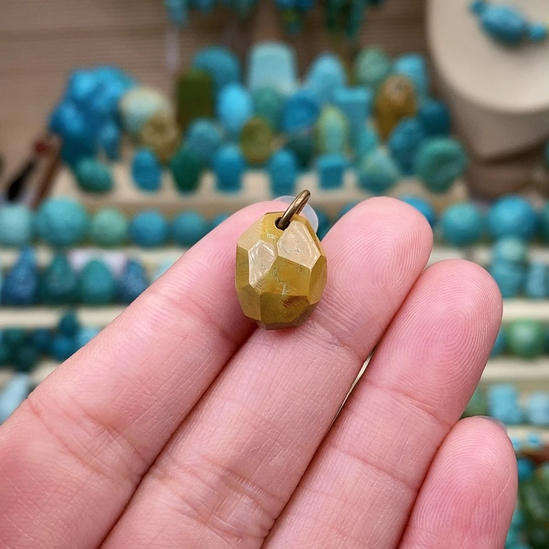 绿松石珠宝奇石未镶嵌