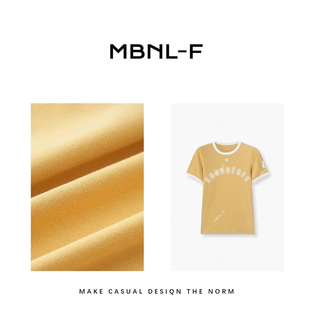 MBNL-F 2024S/S 春夏休闲百搭T恤 秦磊XM-T3155